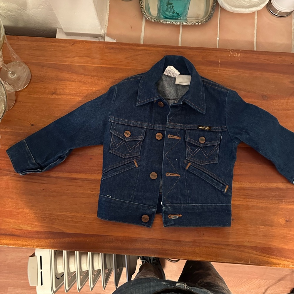 Kids WRANGLERS Denim Jacket - Blue